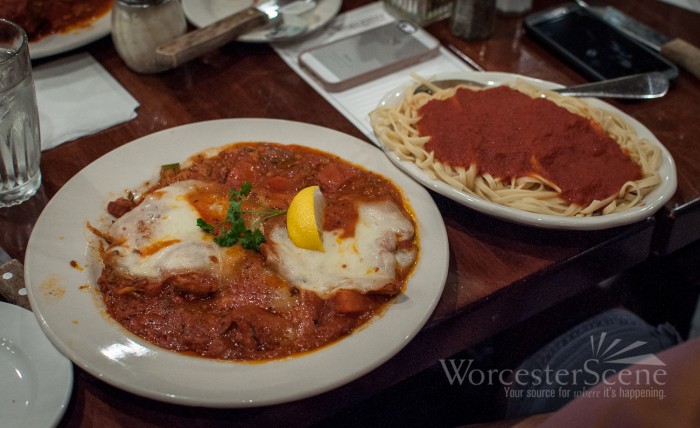 Veal Soprano at Dino's on Lord Street in Worcester, MA