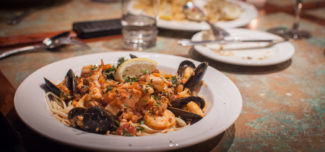 Portuguese Seafood Stew from O'Connor's on West Boylston Street in Worcester, MA