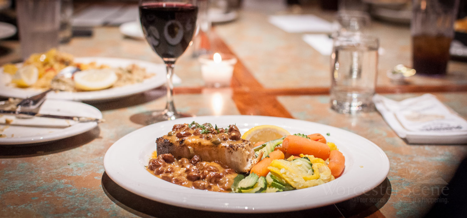 Swordfish Steak Picasso from O'Connor's on West Boylston Street in Worcester, MA