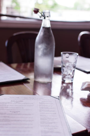 Livia's Dish's atmosphere is clean and fresh, much like the ingredients going onto each plate.