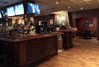 Inside The Compass Tavern on Harding Street in Worcester, MA