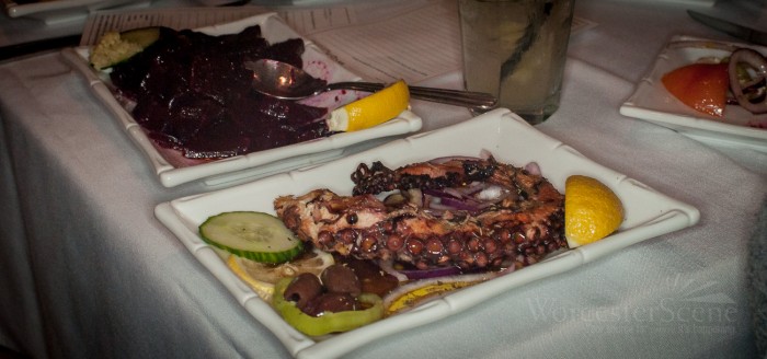 Octopus from Meze on Shrewsbury Street in Worcester, MA