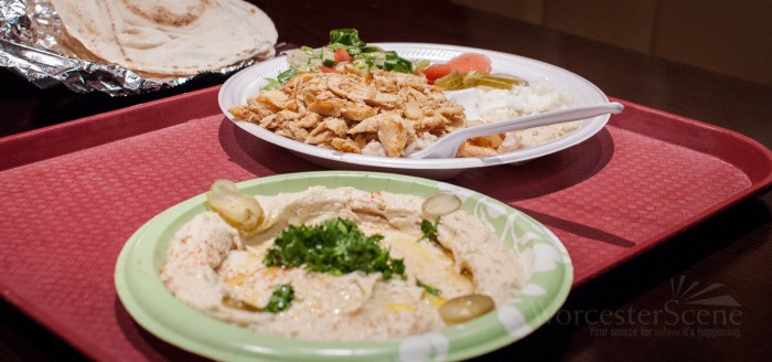 Chicken Shawarma Dinner Plate from Bay State on Water Street in Worcester, MA