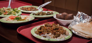 Middle Eastern selection at Bay State Shawarma