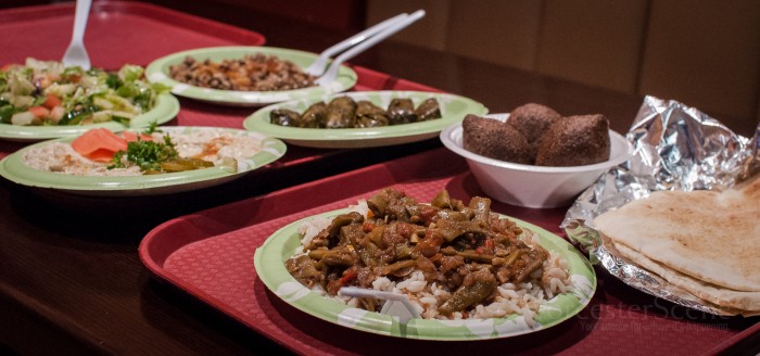 Middle Eastern selection at Bay State Shawarma