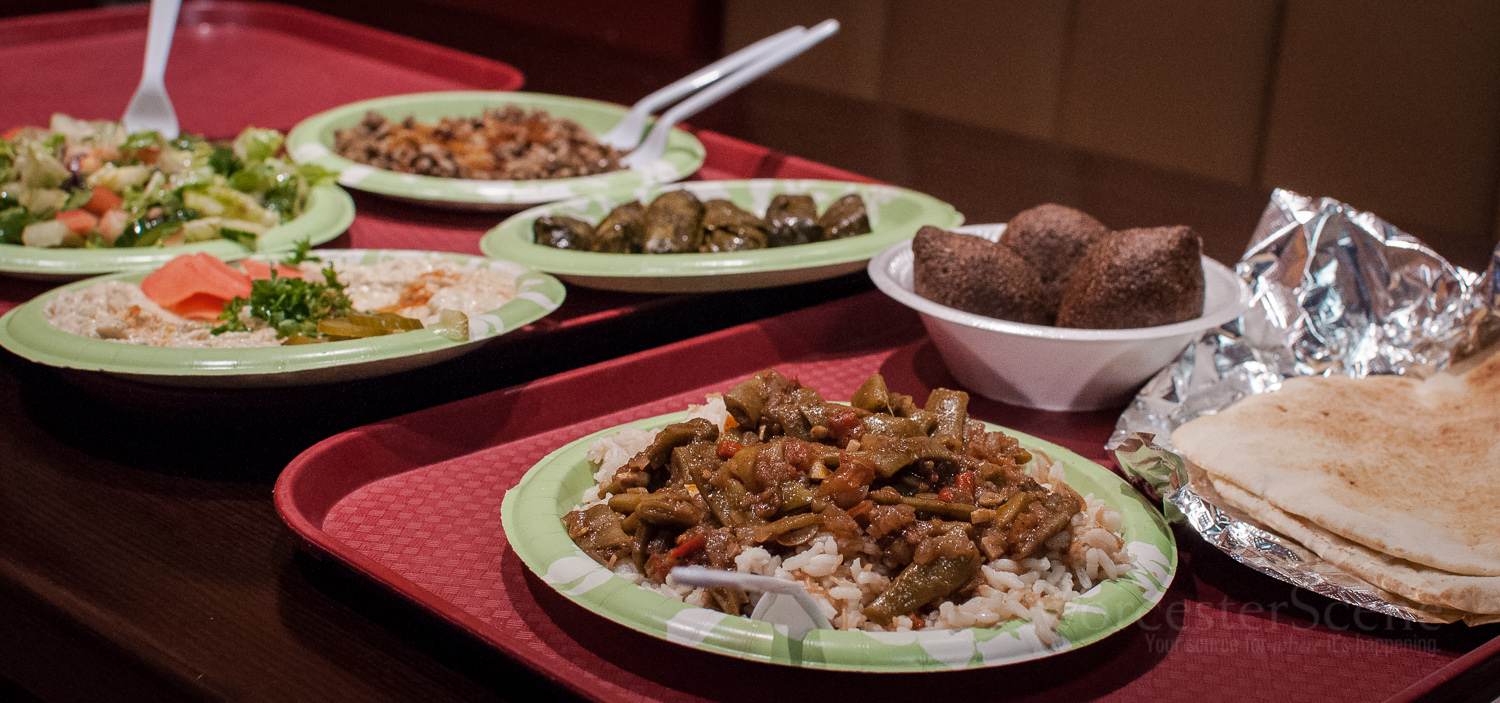Middle Eastern selection at Bay State Shawarma