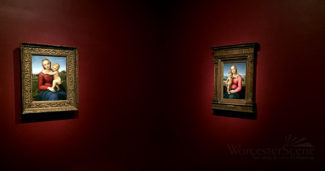 The Small Cowper Madonna by Raphael on display at the Worcester Art Museum