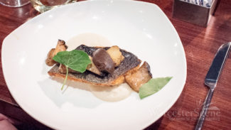 Pan Seared Bass from The Urban on Shrewsbury Street in Worcester, MA