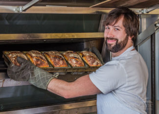 Rob Fecteau Baking Bread at BirchTree Bread Co