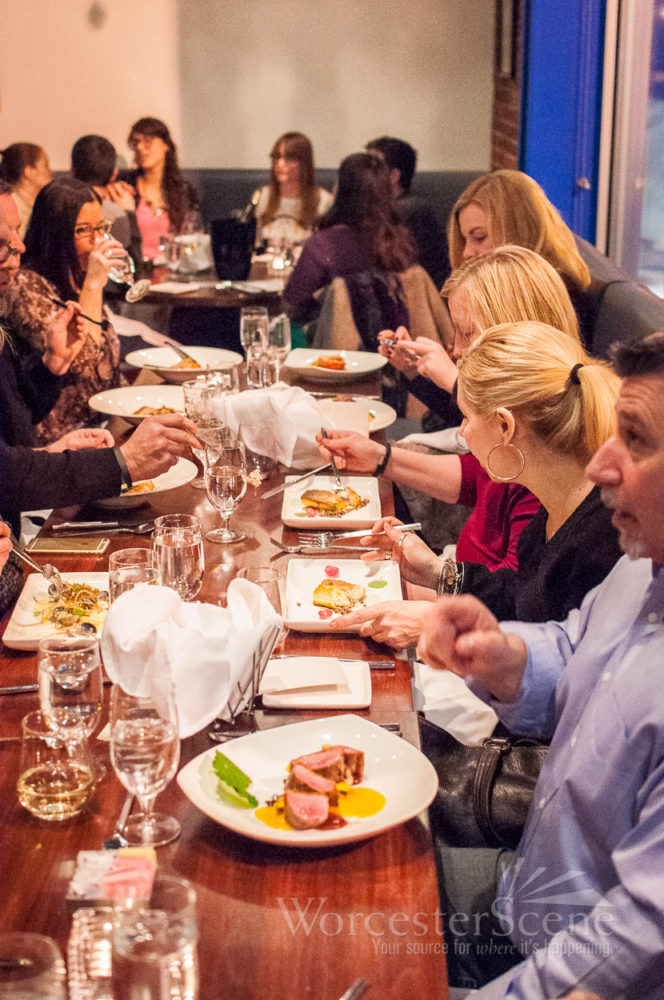 Worcester Foodies enjoying Chef Bowser's Menu