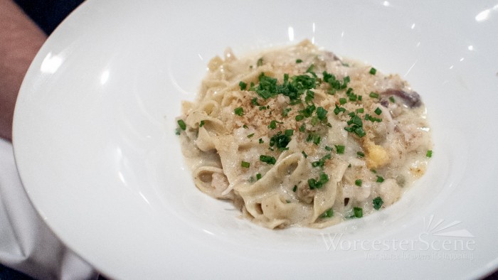 black pepper tagliatelle from Urban Kitchen on Shrewsbury Street