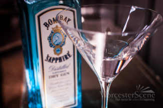 Bombay Blue Saphire Gin Martini in Worcester, MA