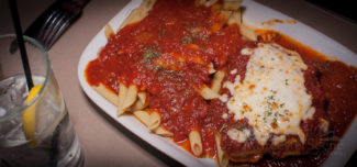 Chicken Parmigiana from Chiodas Trattoria on Franklin Street in Worcester