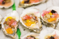 Oyster on the half shell From Niche Test Kitchen in Worcester