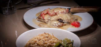 Veal Neapolitan from Chioda's Trattoria on Franklin Street in Worcester, MA