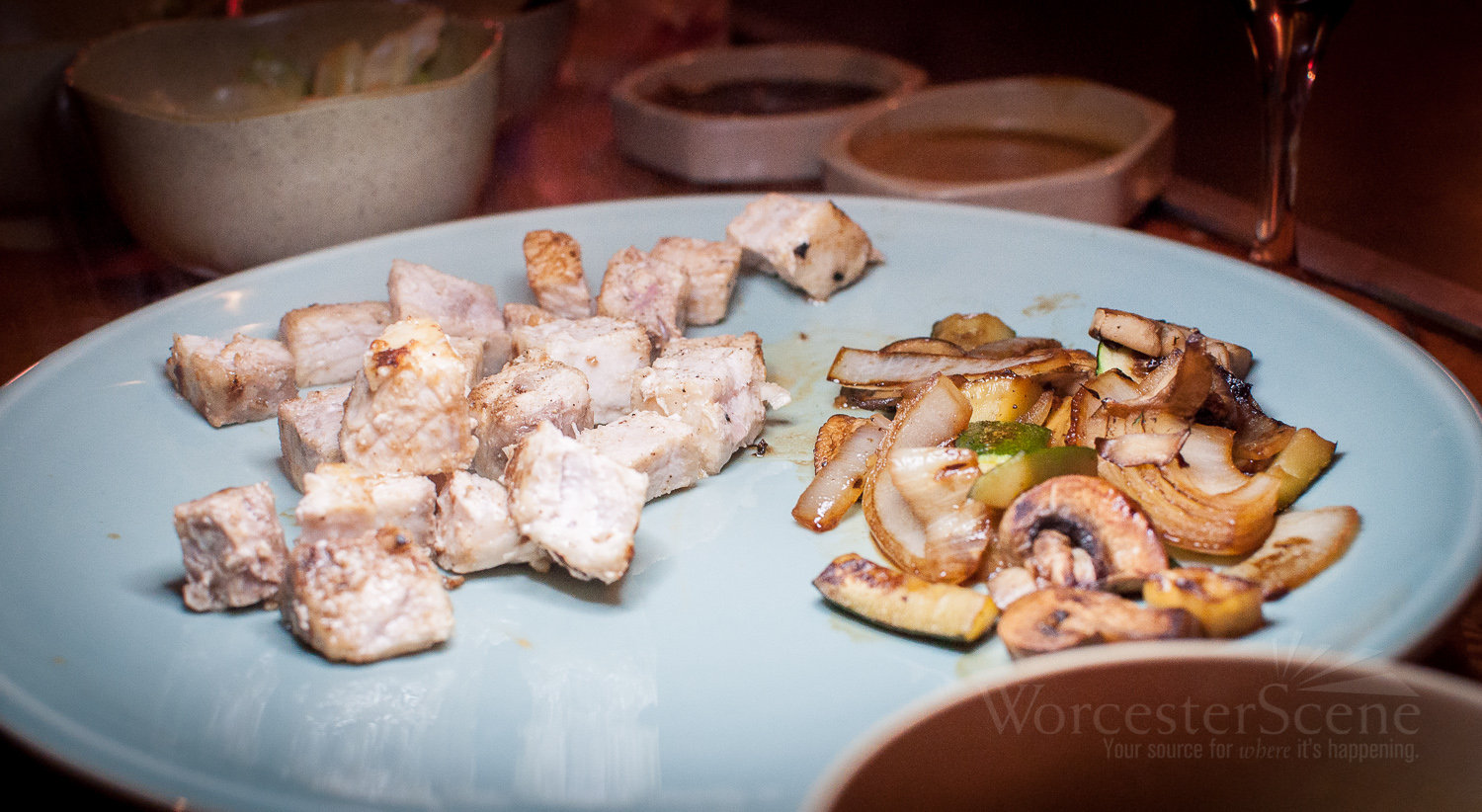 Swordfish Hibachi from Takara on Millbury Street in Worcester, MA