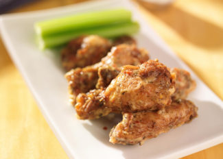 Zesty garlic parmesan chicken wings from Wingman Worcester