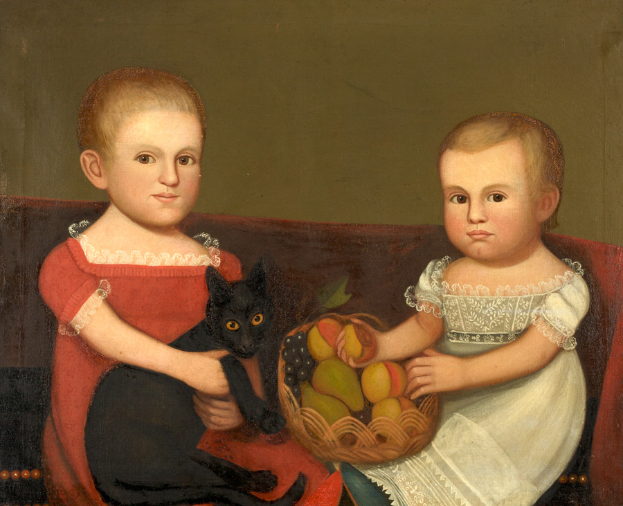 Portrait of the Farley Children of Groton, Zedekiah Belknap (American, 1781–1858), about 1835, oil on canvas