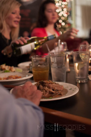 Diners enjoy Italian and BYOB at La Cucina Italiana on Hamilton Street in Worcester, MA