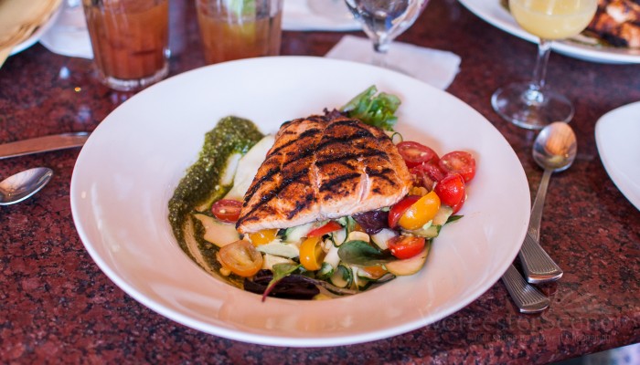 Salmon Salad from Via on Shrewsbury Street in Worcester, MA