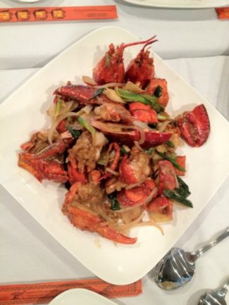 Chinese food from Shangri La