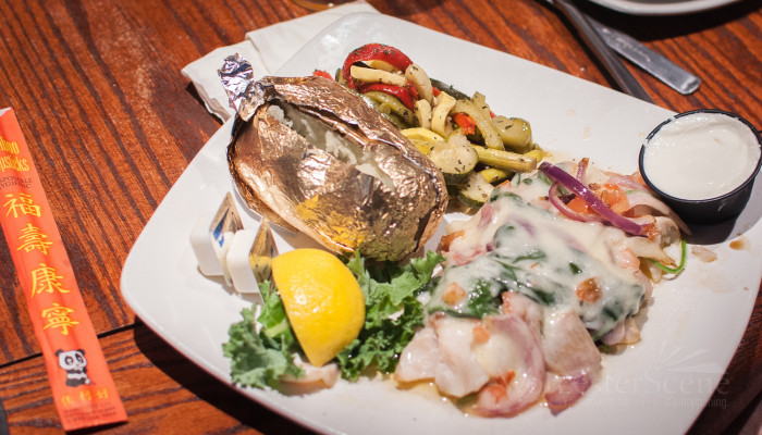 Baked Haddock Anna from The Boynton on Highland Street in Worcester, MA