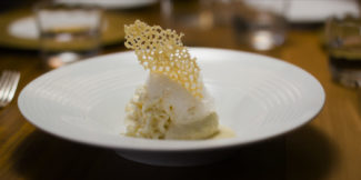 Chef Massimo Bottura's dish Five Ages Of Parmigiano Reggiano in the Netflix Original Series "Chef's Table". Photo Courtesy of Netflix.