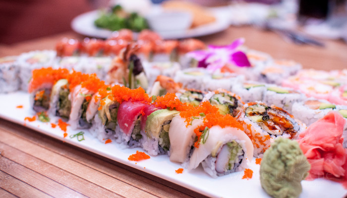 Maki Rolls from Baba Sushi on Park Avenue in Worcester, MA