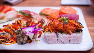 Volcano Roll from Baba Sushi on Park Avenue in Worcester, MA
