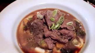 Course Three of Armsby Abbey's Bionutrient-grown dinner