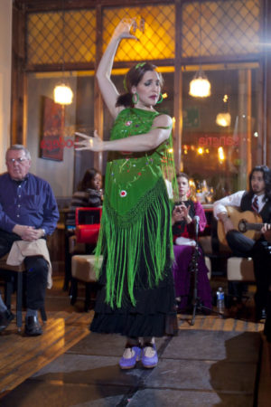 Dancer at Bocado's Flamenco Wine Dinner