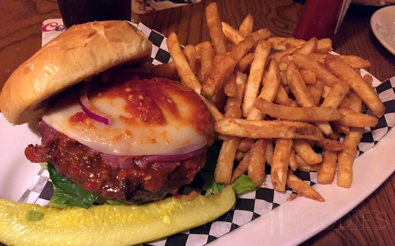 The XXR Burger from Park Grill & Spirits