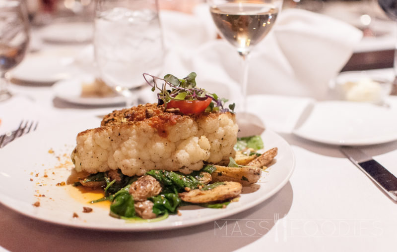 Cauliflower Steak at The Fireplace Room