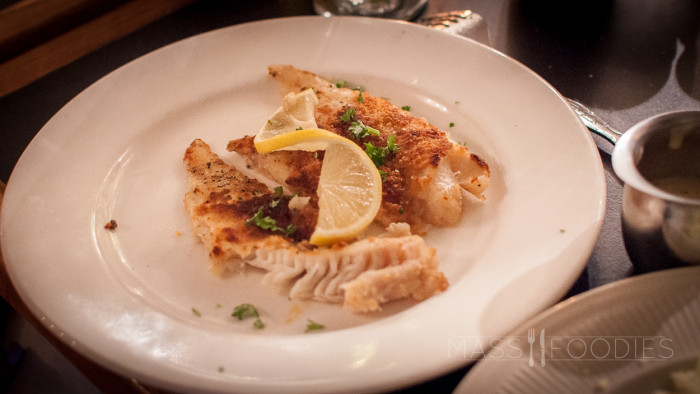 Baked Haddock from La Cucina Italiana Restaurant and Deli on Hamilton Street in Worcester, MA
