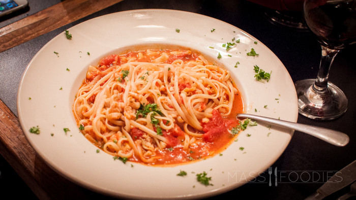 Red Clam Sauce at La Cucina Italiana on Hamilton Street in Worcester, MA