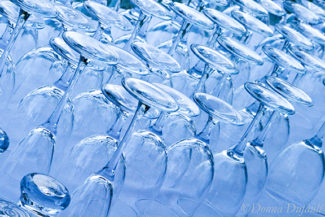 Donna Dufault's Blue Glasses on display at Culinary Imaginings.
