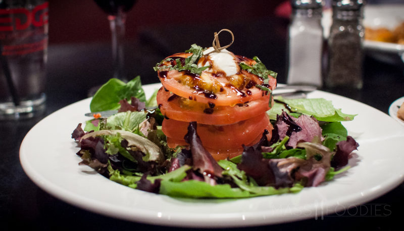 Chicken Vegetable Soup and the Mozzarella and Tomato Salad from Compass Tavern