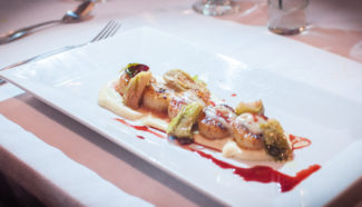 Seared Sea Scallops from Twisted Fork Bistro in Cherry Valley