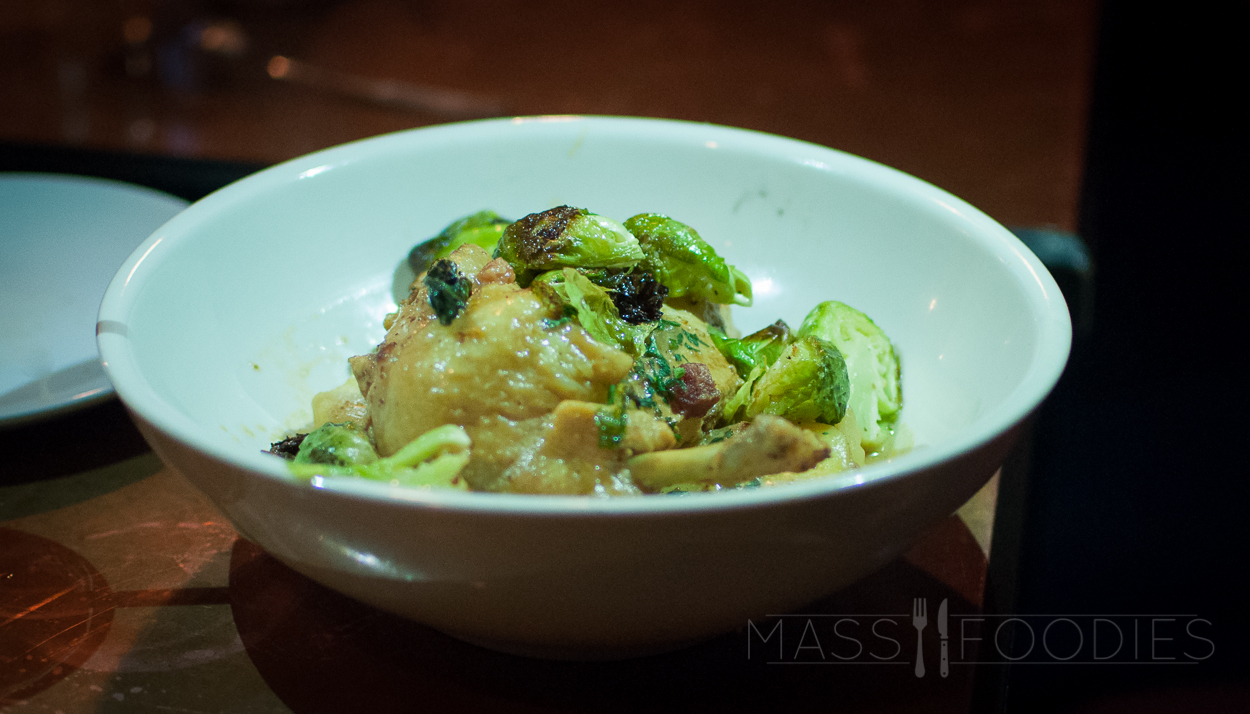 Cider Braised Statler Chicken from Hangover Pub on Green Street in Worcester, MA