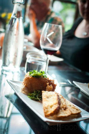Crisped Fontina Cheese from Lock 50 on Water Street in Worcester, MA