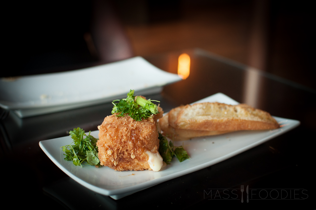 Crisped Fontina Cheese from Lock 50 on Water Street in Worcester, MA