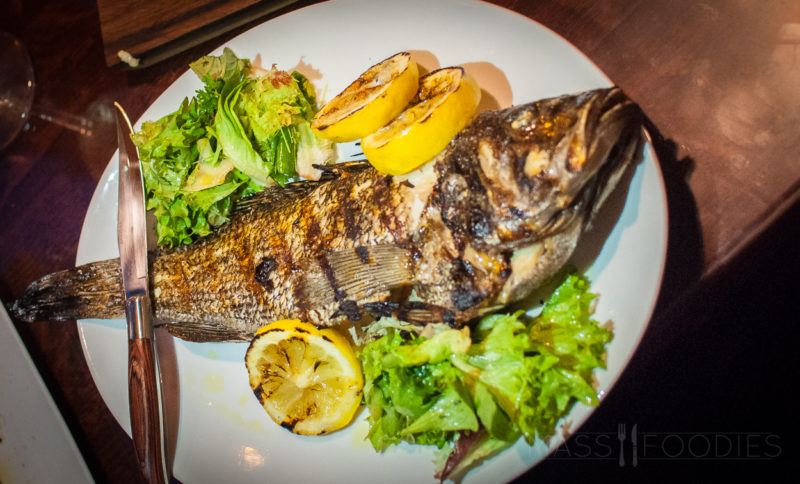Whole Roasted Local Fish with Grilled Lemon from Lock 50