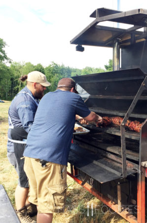 Chef Russo of Lock 50 works with Chef Forman from deadhorse hill.