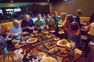 The reception course at Mass Foodies' Chef's Best: The Evangelous Experience. (Photo by Erb Photography)