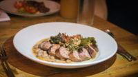 Duck Sausage from deadhorse hill on Main Street in Worcester, MA