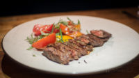 Grilled Skirt Steak from deadhorse hill on Main Street in Worcester, MA