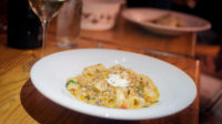 Rigatoni with Sungold Marinara from deadhorse hill on Main Street in Worcester, MA