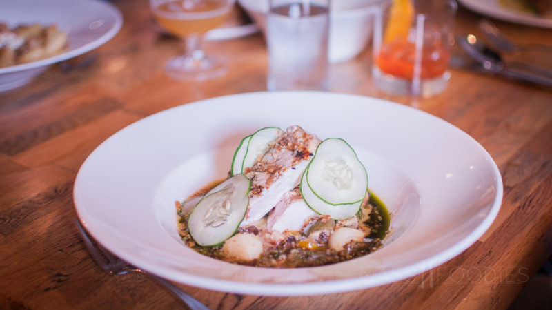 Swordfish with Summer Ratatouille at Deadhorse Hill