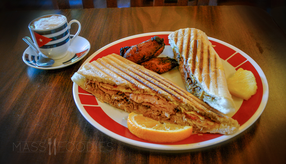 Cortaditos and Cubanos from Café Reyes on Shrewsbury Street in Worcester, MA