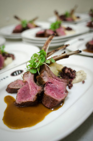 A course at one of 111 Chop House's 2016 Wine Dinners.